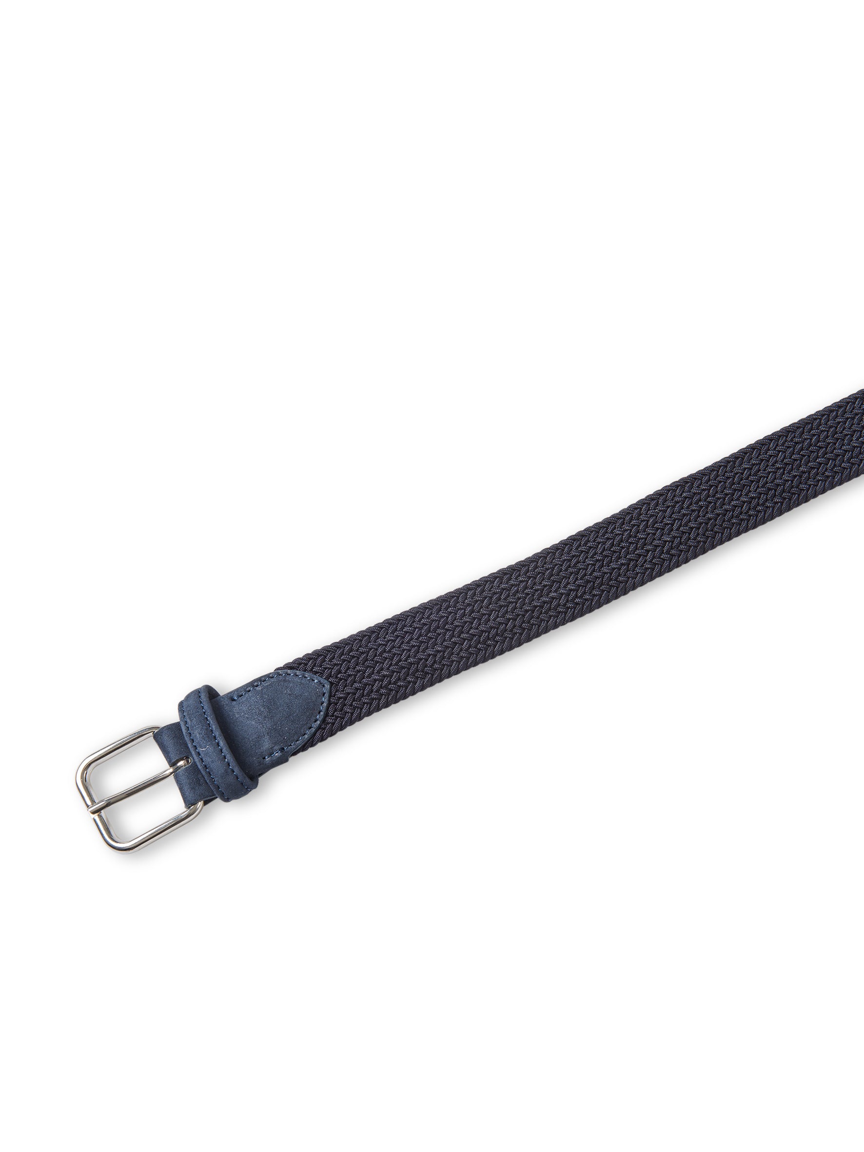 Dark blue braided belt